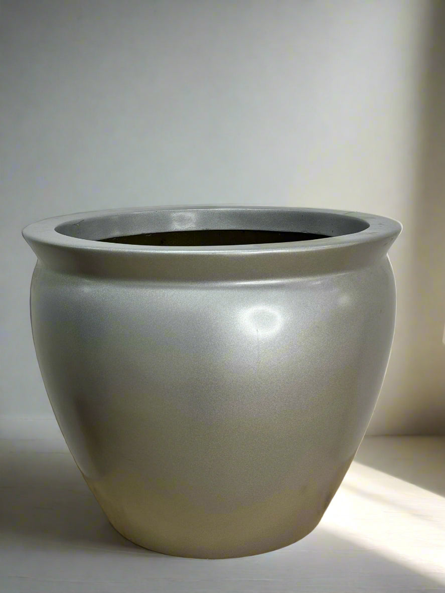 Modern Fiber Glass Planter - حوض النبات - H45cm x D53cm