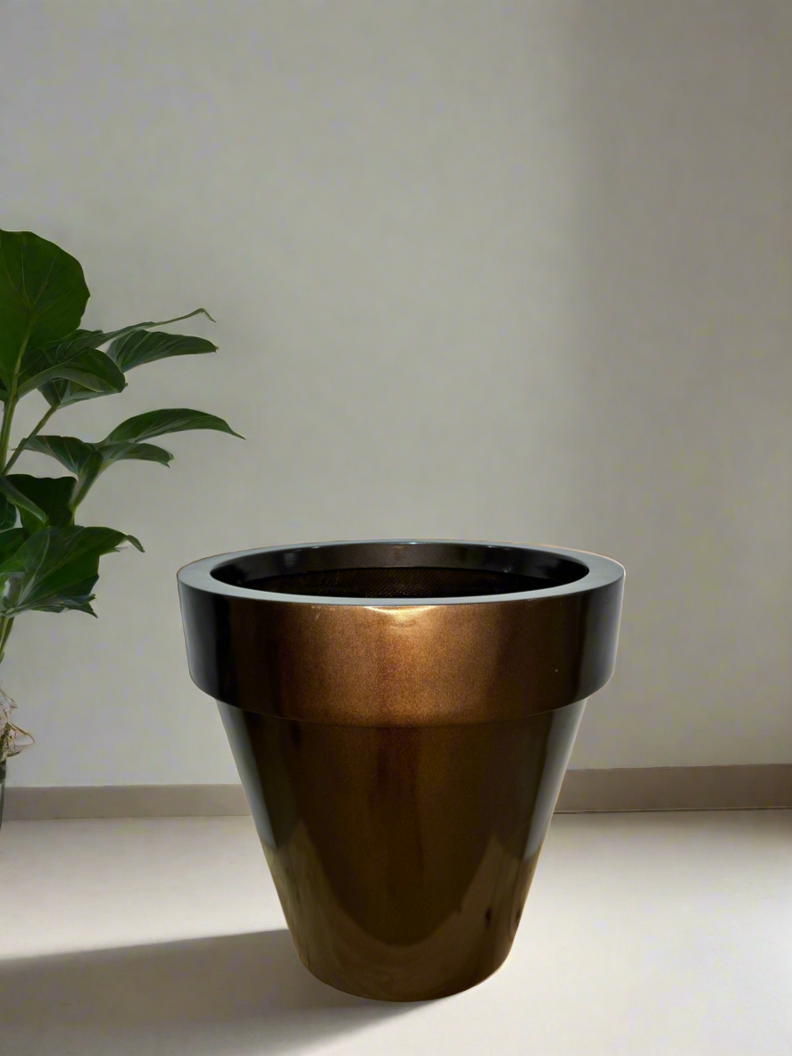 Modern Fiber Glass Planter - حوض النبات - H45cm x D50cm