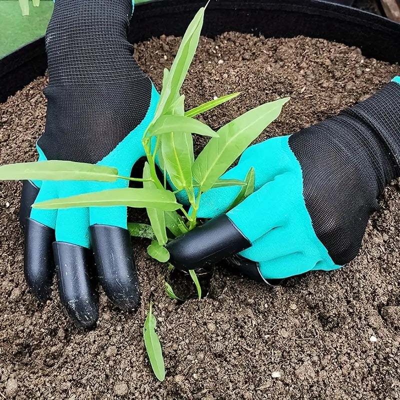 Garden Gloves with Claws for Digging. Waterproof and Breathable - Perfect for Digging & Planting