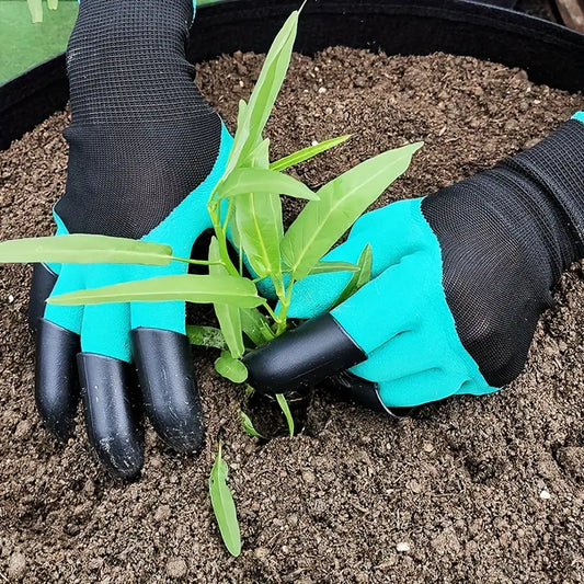 Garden Gloves with Claws for Digging. Waterproof and Breathable - Perfect for Digging & Planting