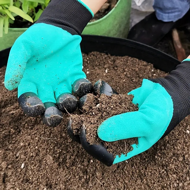 Garden Gloves with Claws for Digging. Waterproof and Breathable - Perfect for Digging & Planting