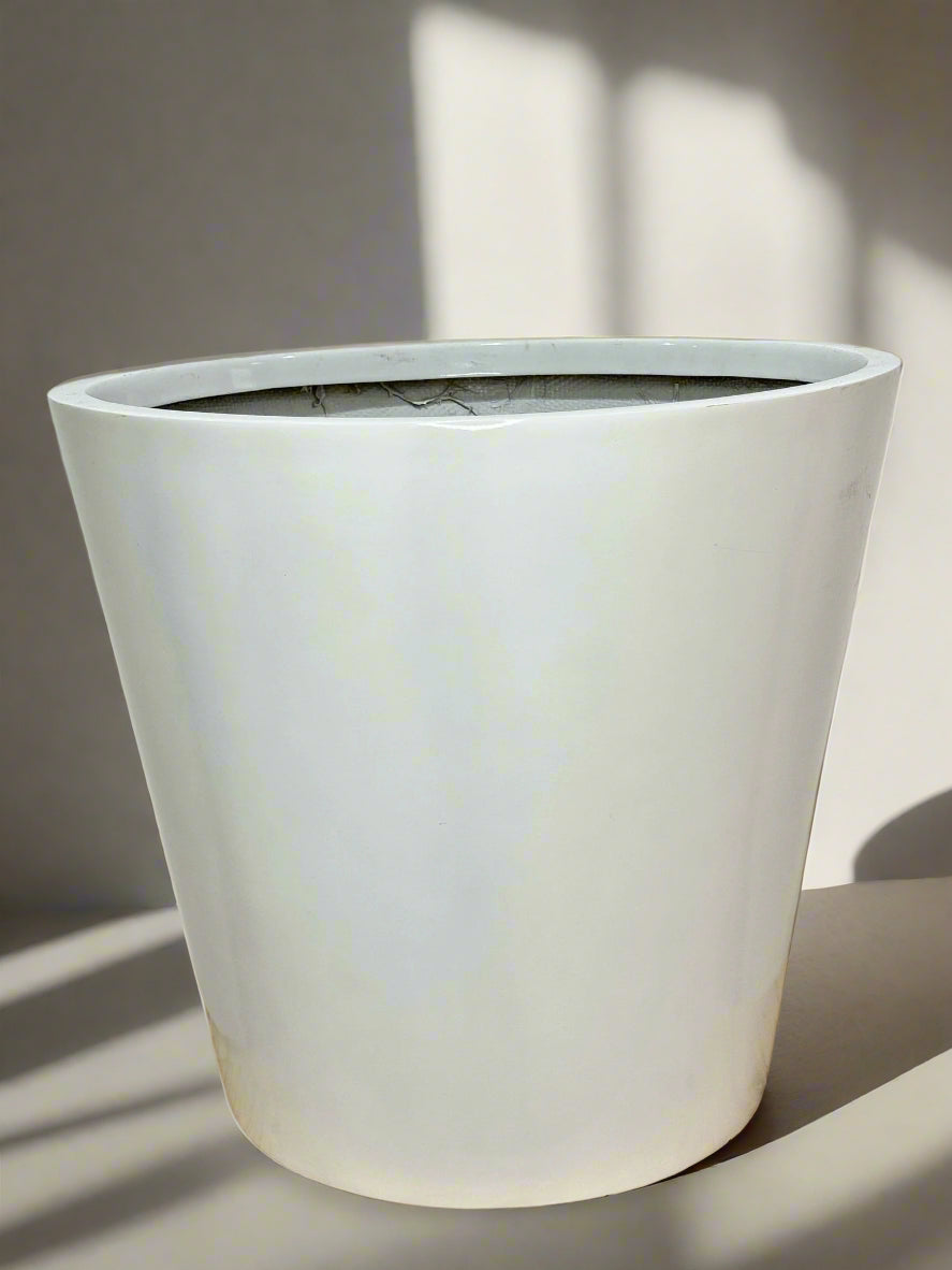 Modern Fiber Glass Planter - حوض النبات - H49cm x D54cm