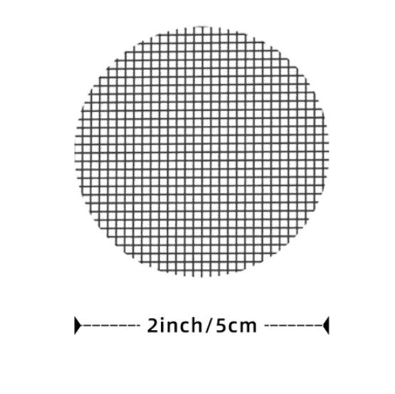 Pot Hole Mesh Pad - Rounds Drainage Hole - Prevent Soil Loss and Anti-Slip - Pack of 10pcs