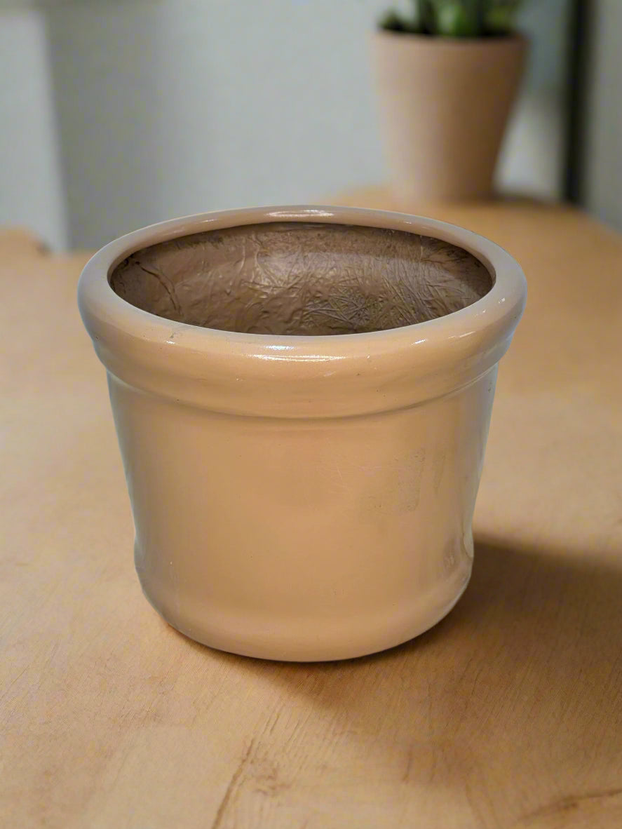 Modern Fiber Glass Planter - حوض النبات - H17cm x D20cm