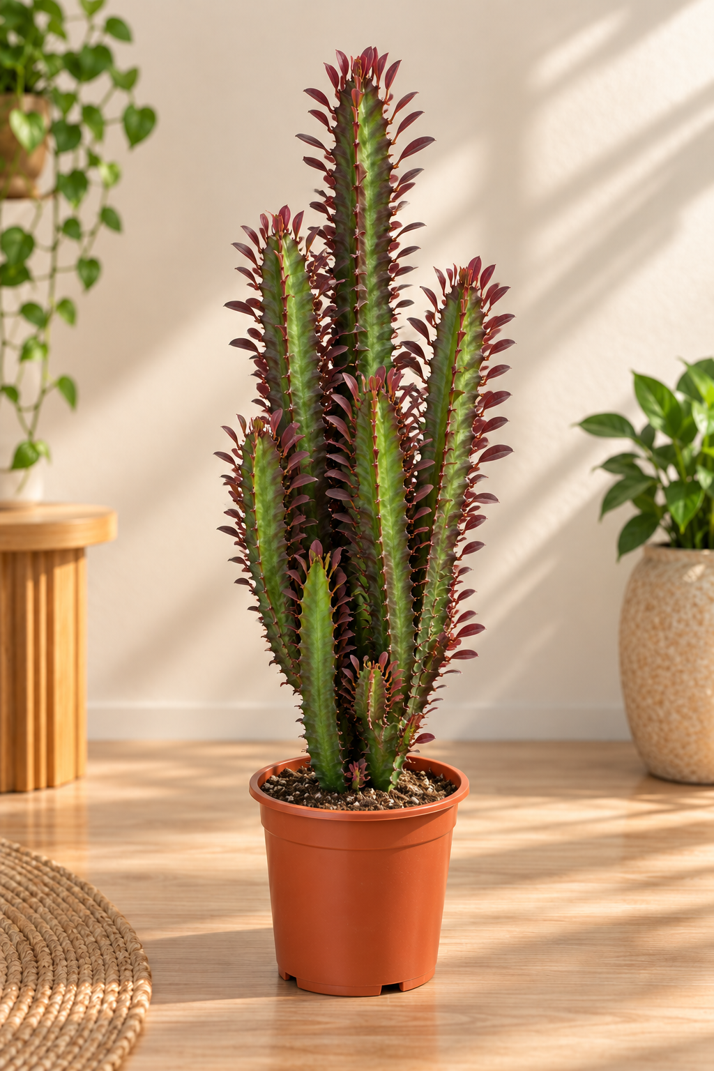 Euphorbia Trigona Cactus Plant - صبار يوفوربيا