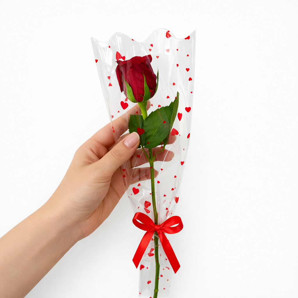 Single Premium Red Rose | وردة حمراء فاخرة مفردة