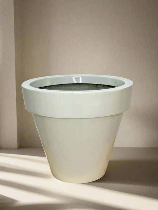 Modern Fiber Glass Planter - حوض النبات - H35cm x D40cm