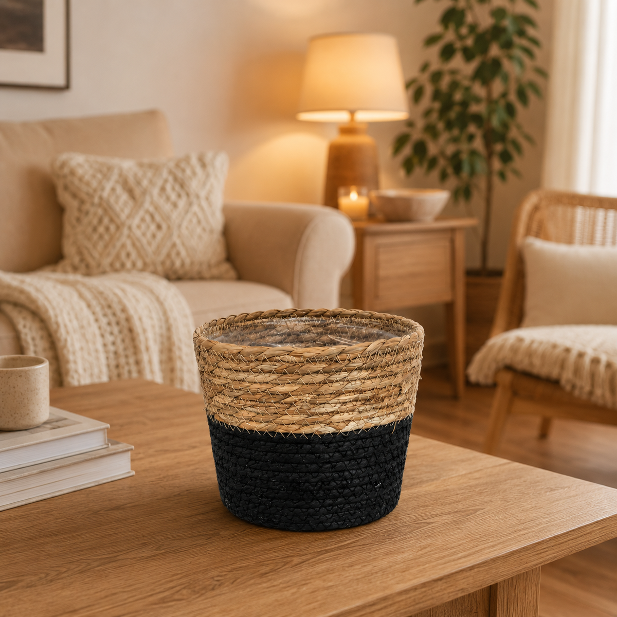Woven Pot 15cm | أصيص منسوج