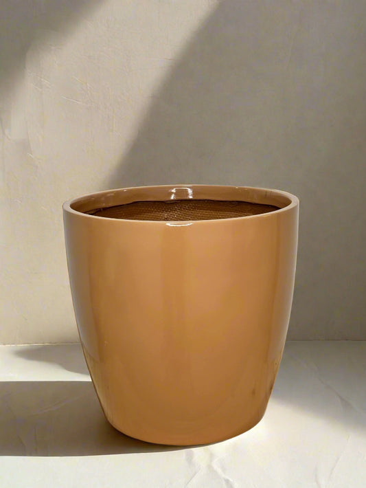 Modern Fiber Glass Planter - حوض النبات - H33cm x D35cm
