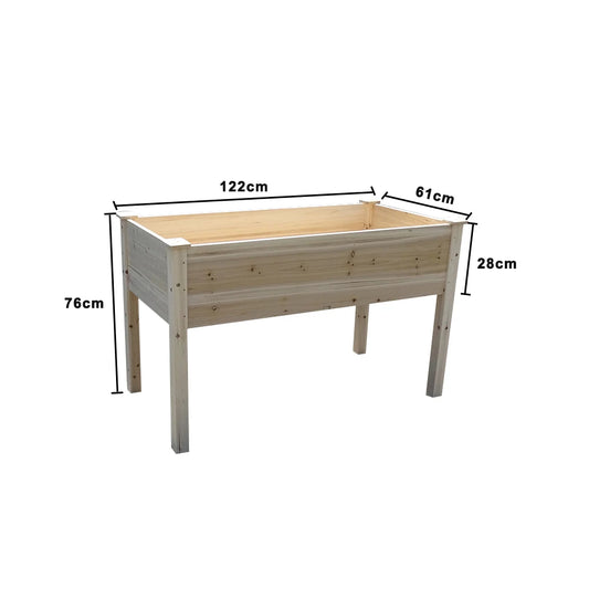 Wooden Raised Garden Bed for Vegetables & Herbs | أحواض زراعة خشبية مرتفعة للخضروات والأعشاب