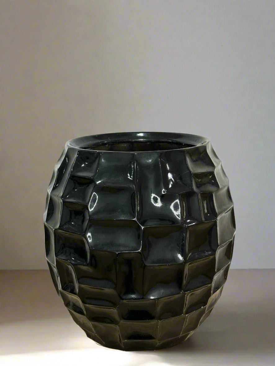 Modern Fiber Glass Planter - حوض النبات - H40cm x D29cm