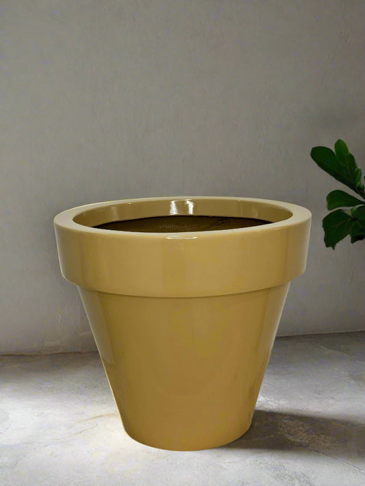 Modern Fiber Glass Planter - حوض النبات - H35cm x D40cm