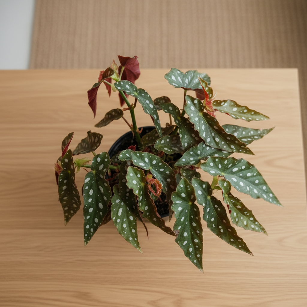 Begonia Maculata Wightii – Top View