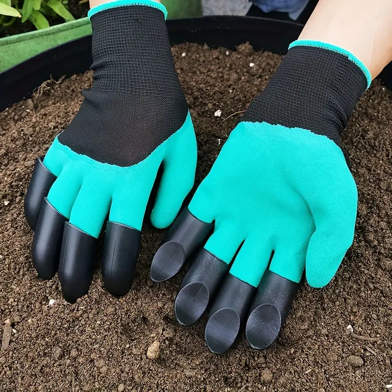 Garden Gloves with Claws for Digging. Waterproof and Breathable - Perfect for Digging & Planting