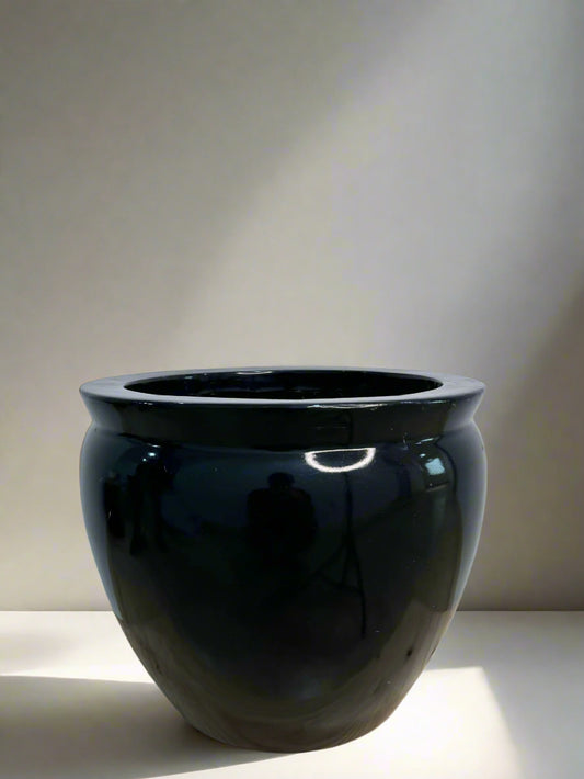 Modern Fiber Glass Planter - حوض النبات - H35cm x D43cm