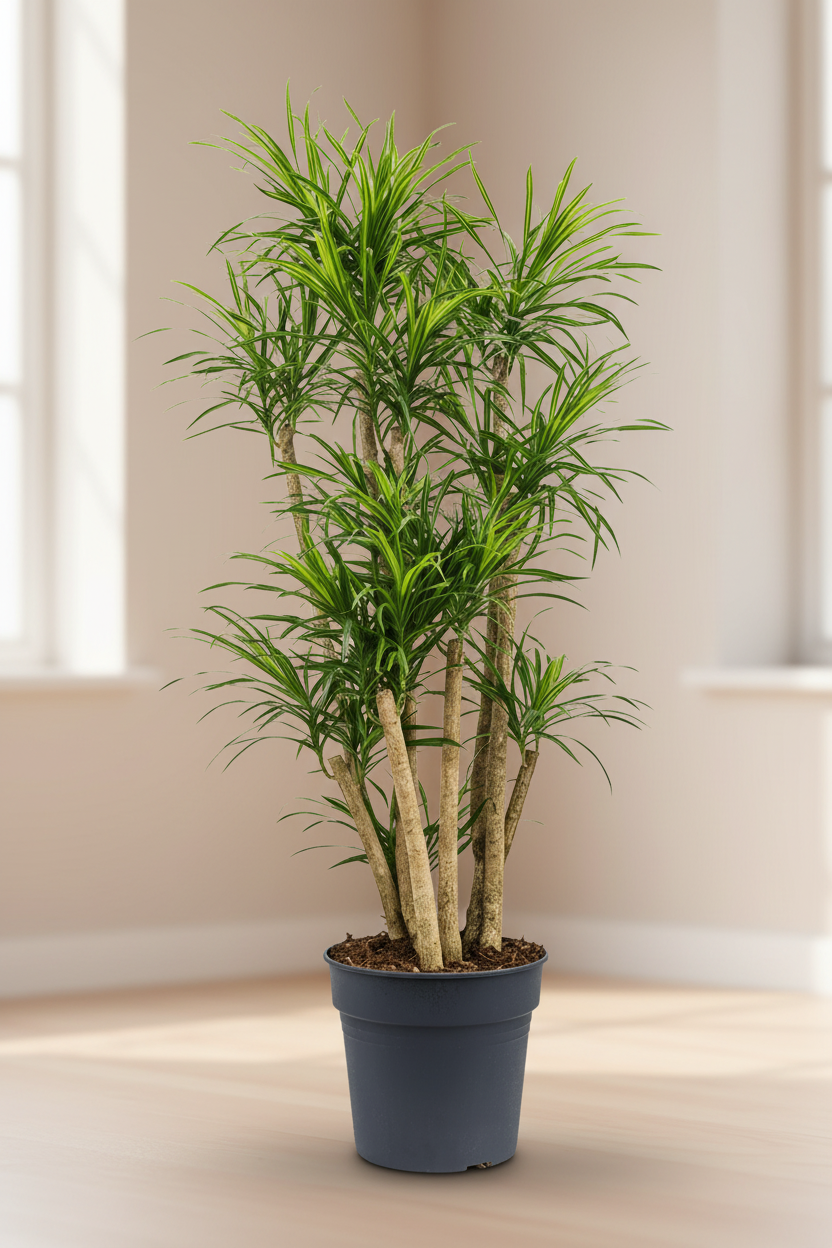 Dracaena Anita branched in a cozy living room corner