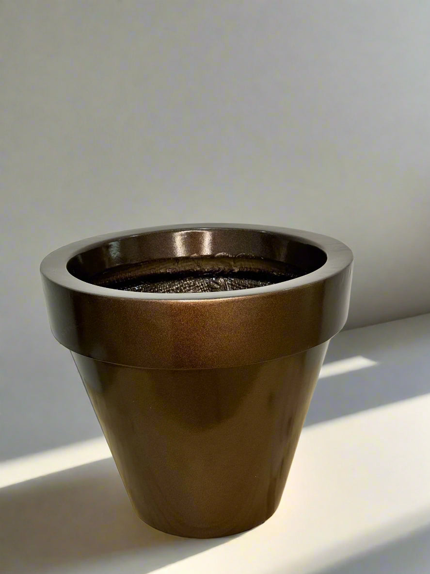 Modern Fiber Glass Planter - حوض النبات - H26cm x D30cm