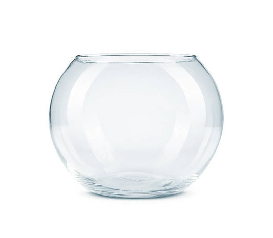Round Glass Terrarium Bowl