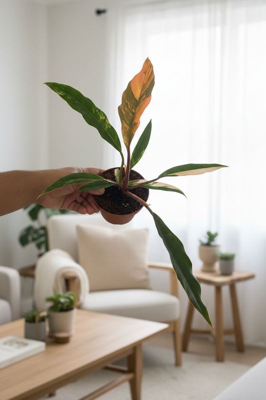 Philodendron Caramel Marble – Fair Lady's Hand