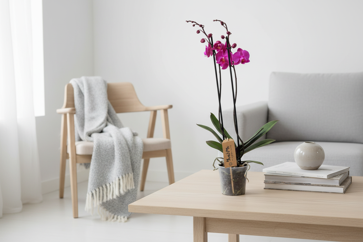 Purple Orchid Scandi Side