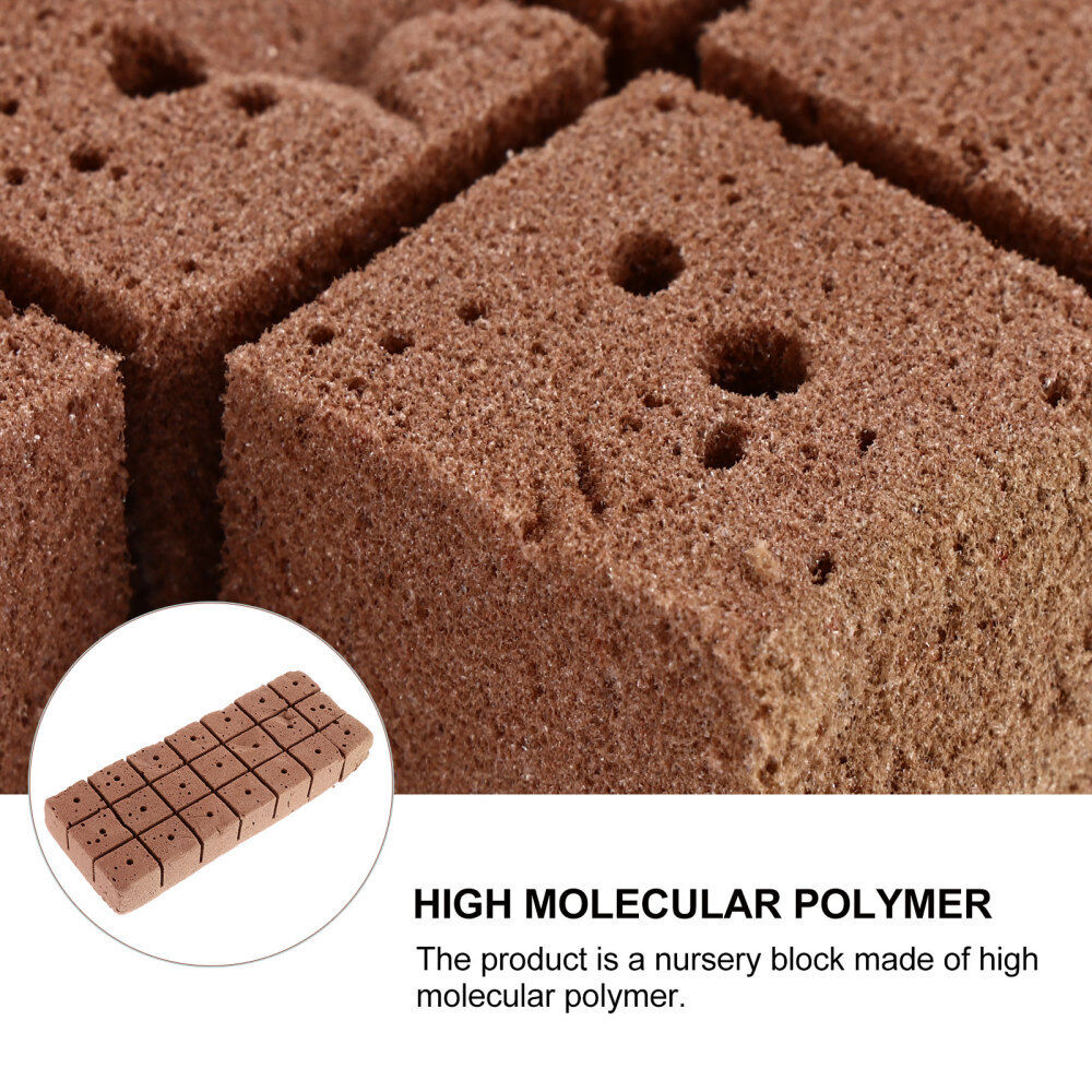 Seed Germination Cubes - Seeding Hydroponic / Soil Sponge - Pack of 10pcs