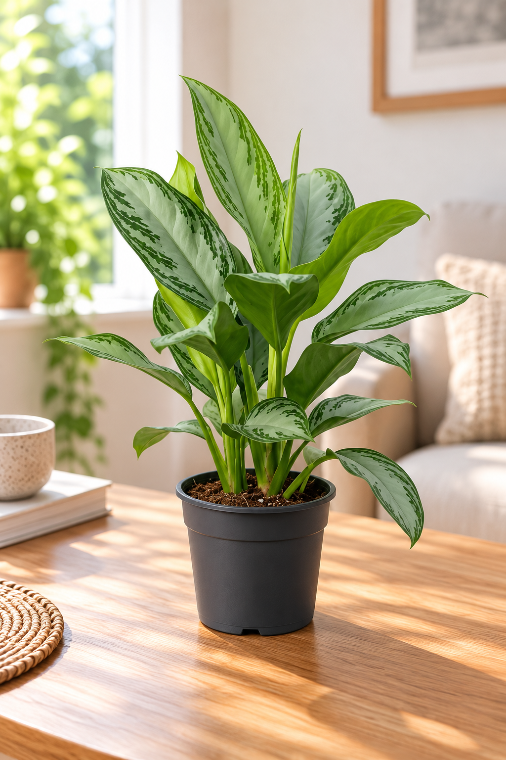 Aglaonema Silver Bay - Indoor House Plant - نباتات منزلية داخلية