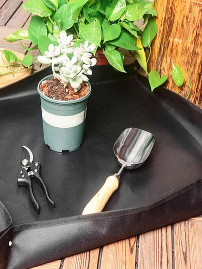 Plant Repotting Mat - Foldable - Plant Transplanting Tarp - Waterproof Gardening Mat