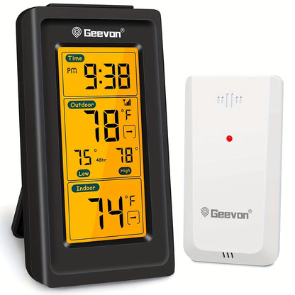 GEEVON Wireless Digital Thermometer - Indoor & Outdoor Temperature Monitor