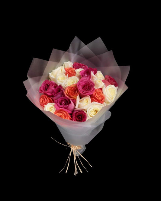 Roses Bouquet Mix - Fresh Flower Bouquet Kuwait