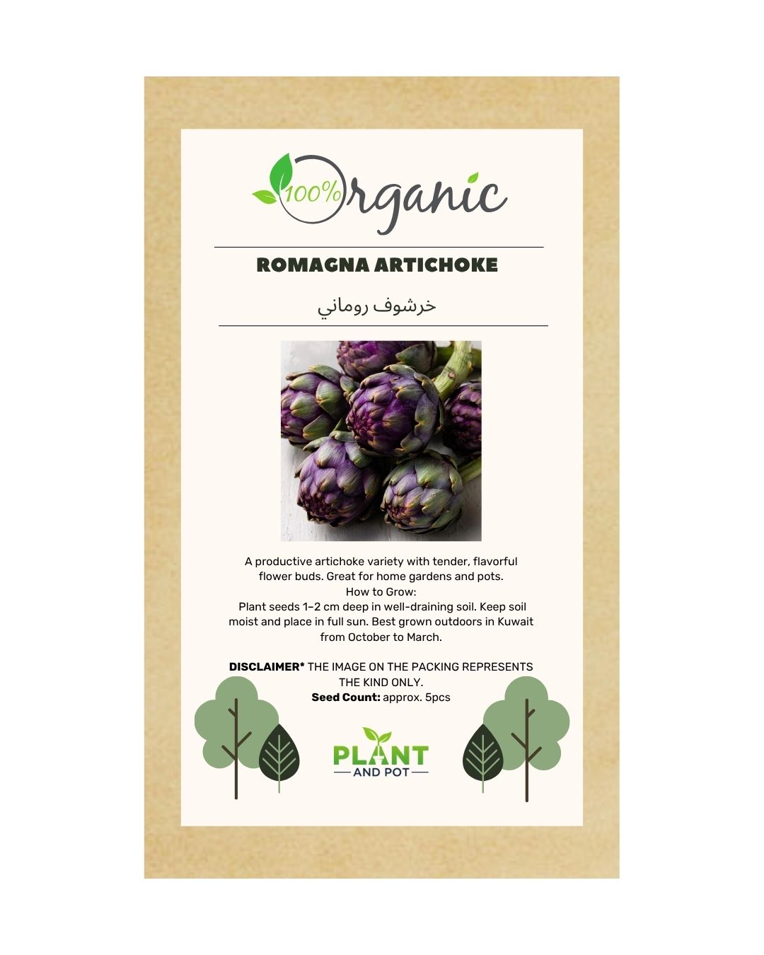 Romagna Artichoke Seeds | بذور خرشوف روماني