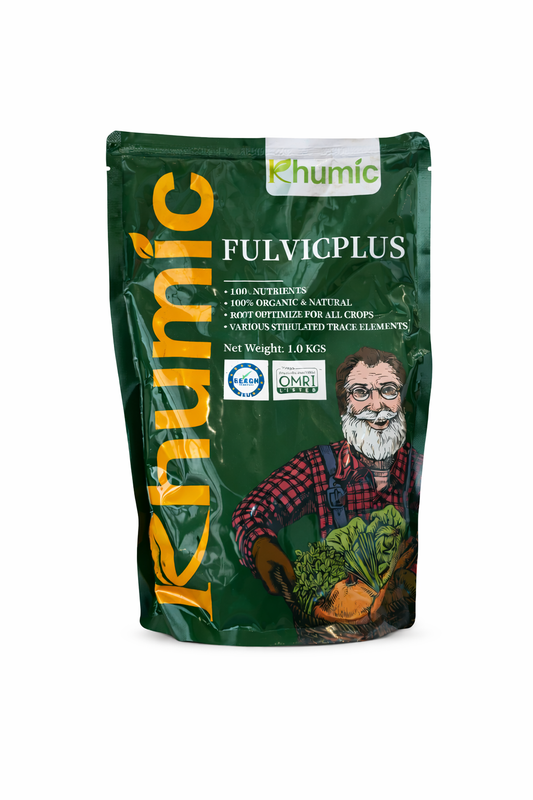 Organic Fulvic Plus Premium Fulvic & Humic Acid Fertilizer 1kg - فولفيك بلس – سماد عضوي فلفيك وهيوميك أسيد 1 كجم