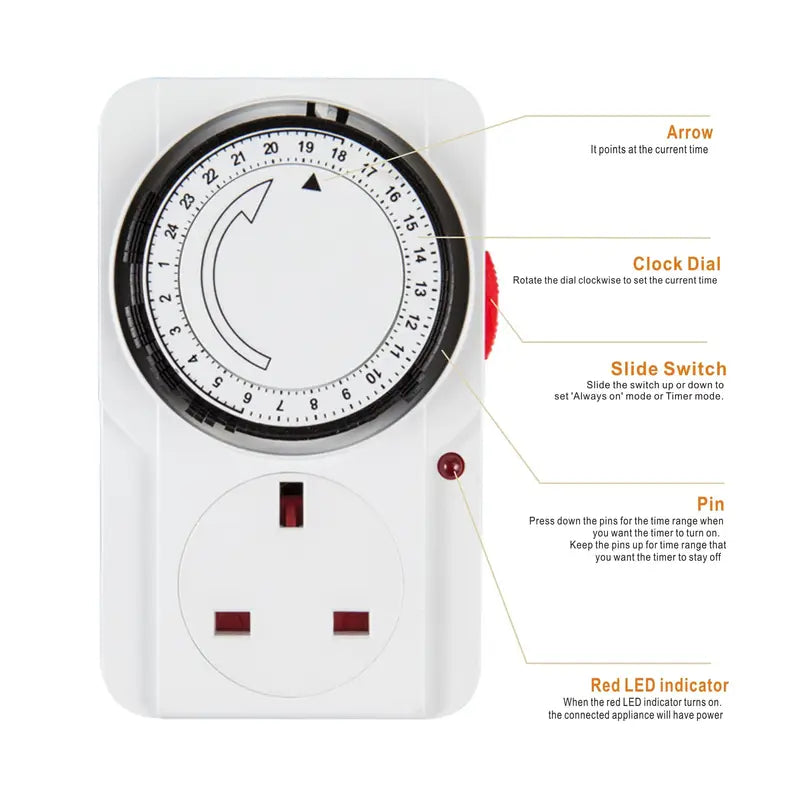 24 Hour Segment Timer Switch