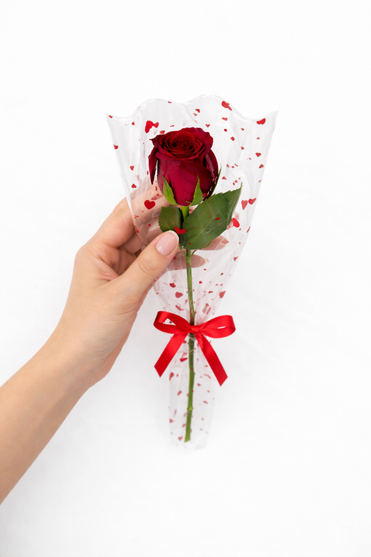 Single Premium Red Rose | وردة حمراء فاخرة مفردة