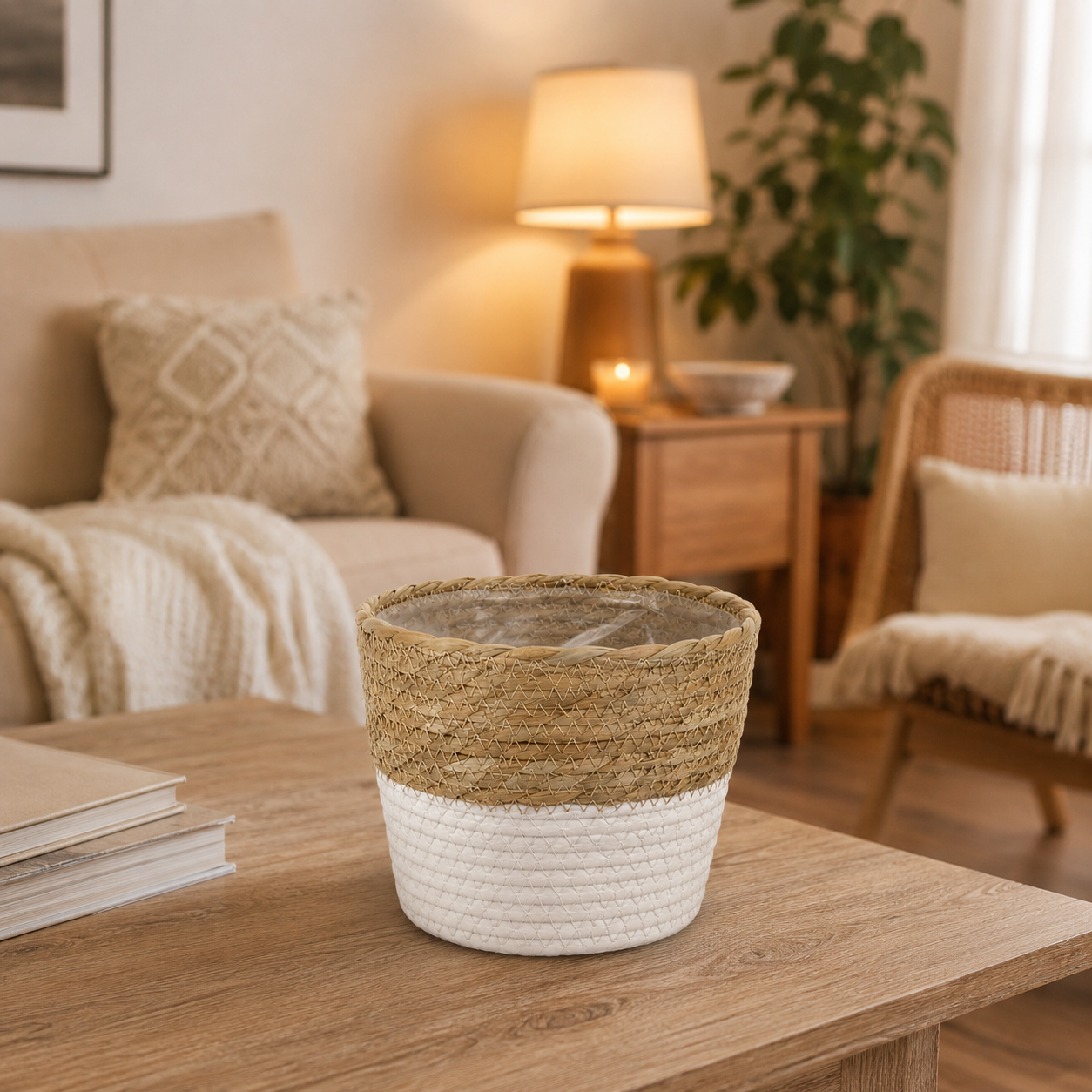 Woven Pot 15cm | أصيص منسوج
