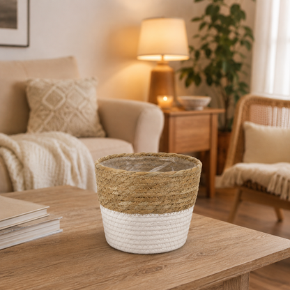 Woven Pot 15cm | أصيص منسوج