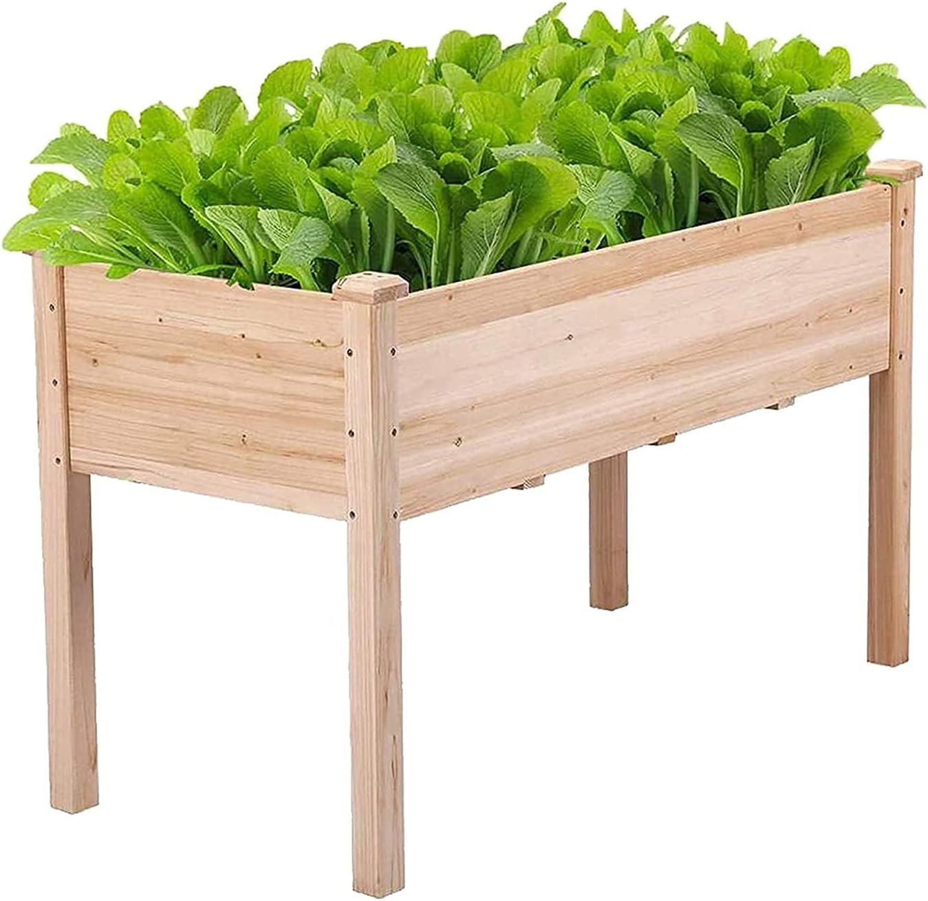 Wooden Plant Raised Bed - Garden Beds for Vegetables Outdoor