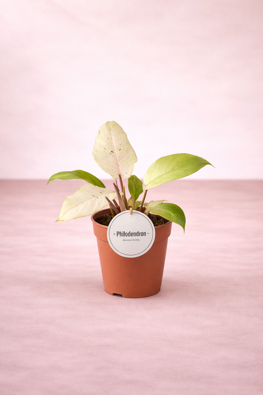 Philodendron Snowdrift - Rare Variegated Indoor House Plant - نبات داخلي