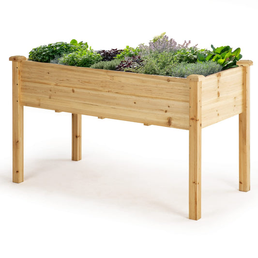 Wooden Plant Raised Bed - Garden Beds for Vegetables Outdoor
