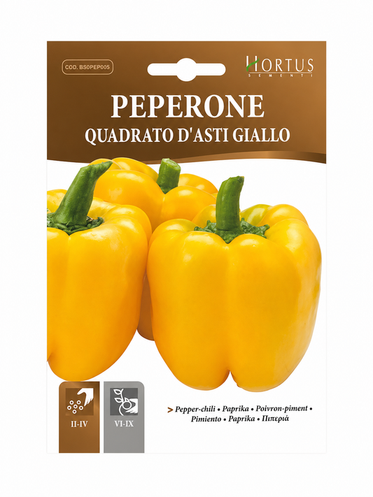 Yellow Capsicum Seeds (Paprika) | بذور الكابسيكوم الأصفر (بابريكا)