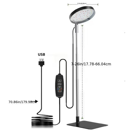 Full Spectrum LED Grow Light with Timer - مصباح نمو نباتات كامل الطيف مع مؤقت