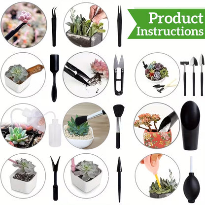 Mini Gardening & Transplanting Tool Set – 13 Pieces