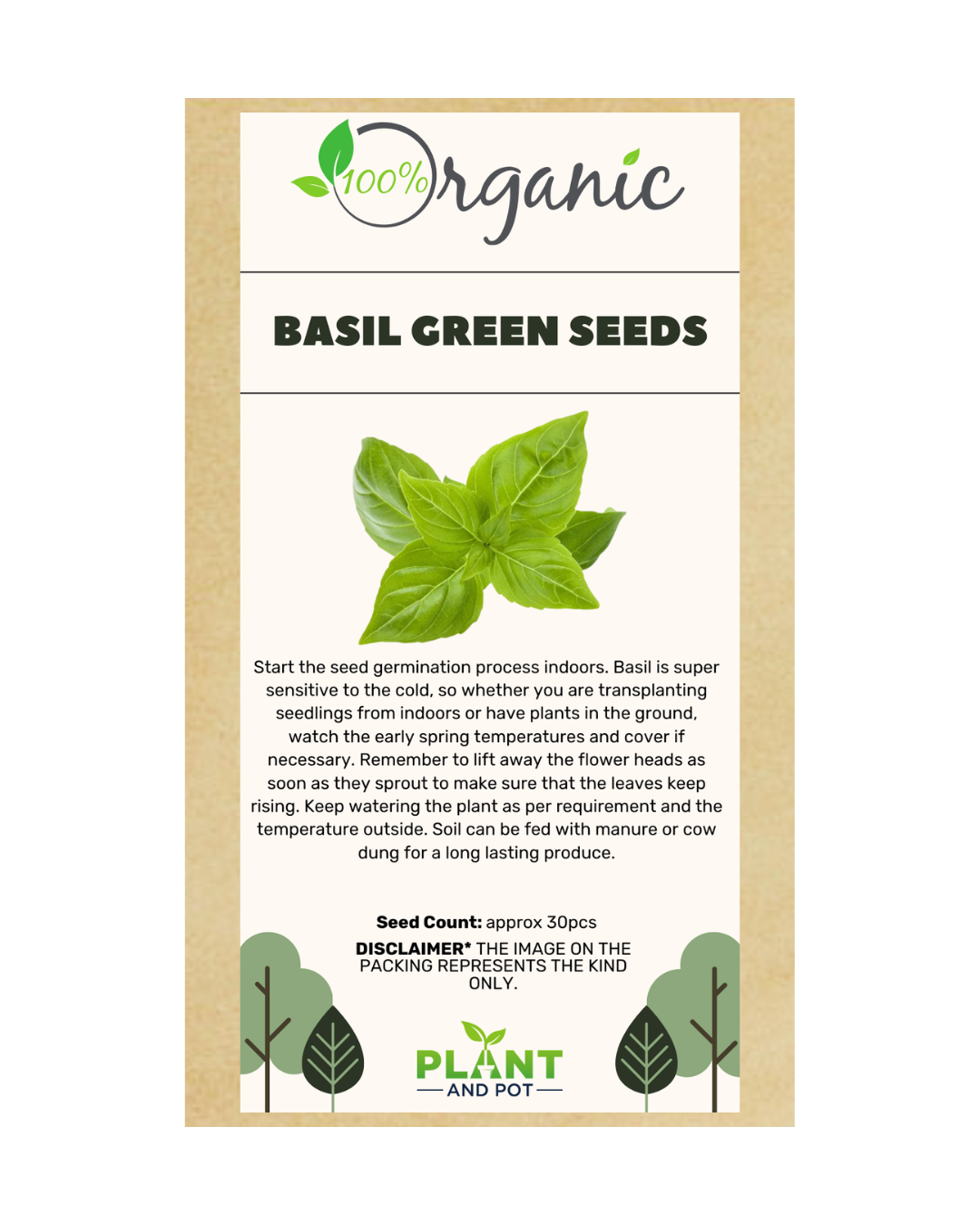 Basil Green Seeds...