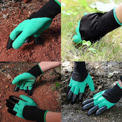 Garden Gloves with Claws for Digging. Waterproof and Breathable - Perfect for Digging & Planting