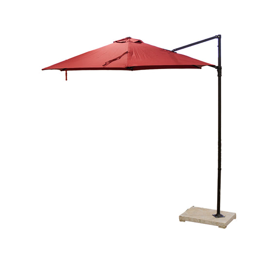 a large outdoor umbrella measuring 2.6×2.6 meters. Ideal for providing shade in garden settings. Crafted from durable materials for long-lasting use. Enhance your outdoor space with this stylish and functional garden accessory.