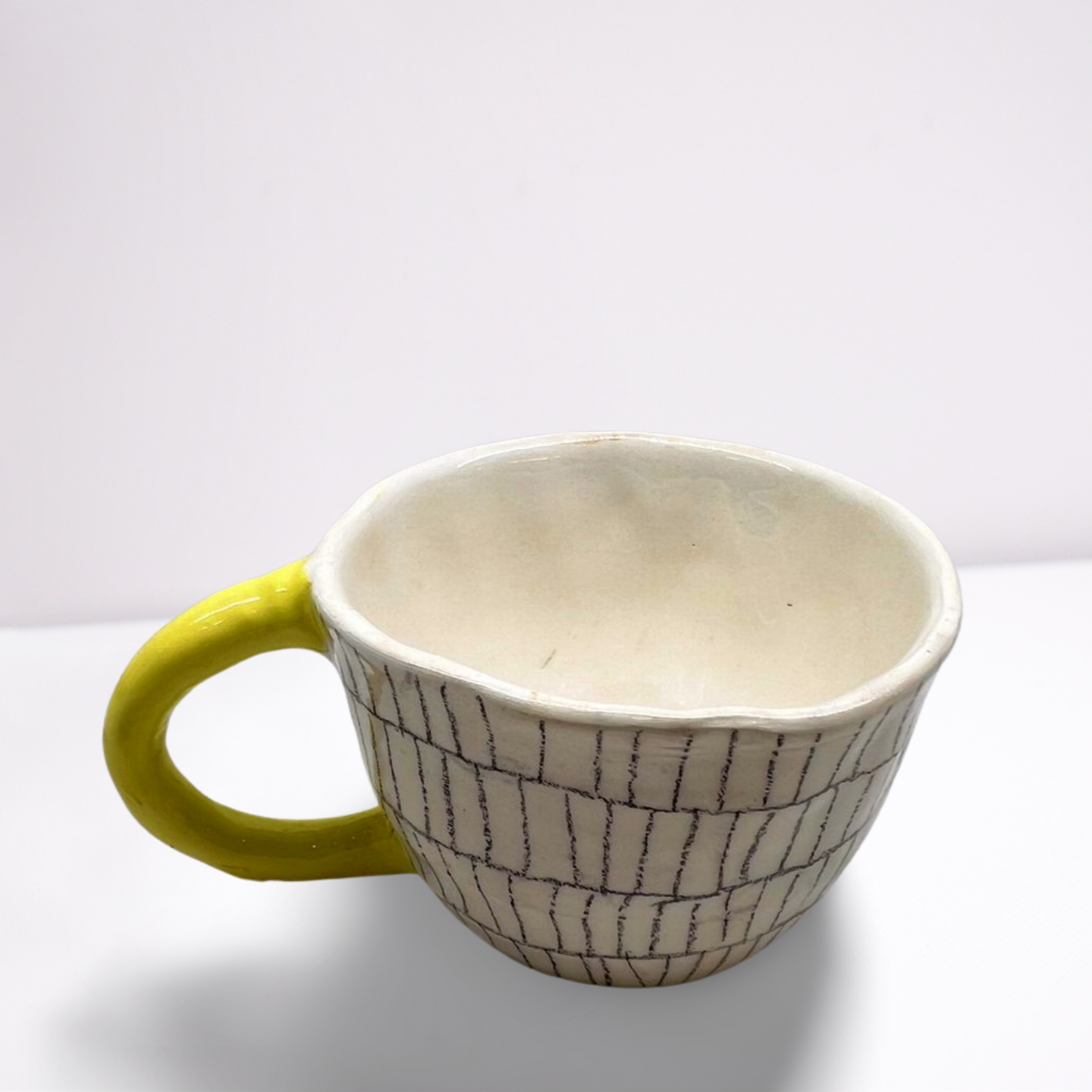 Handcrafted Artisan Ceramic White Mug: Elevate Your Coffee Experience ...