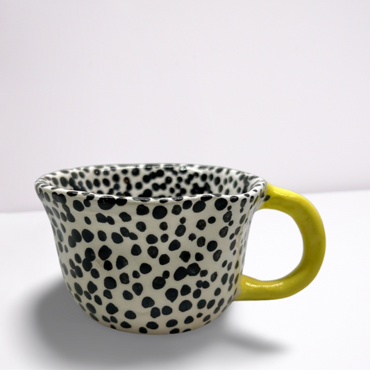 Handcrafted Artisan Ceramic Polka dots Mug