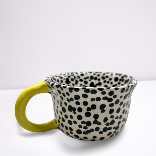 Handcrafted Artisan Ceramic Polka dots Mug