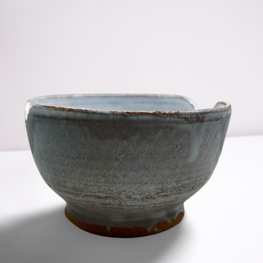 Handcrafted Artisan Ceramic White Bowl