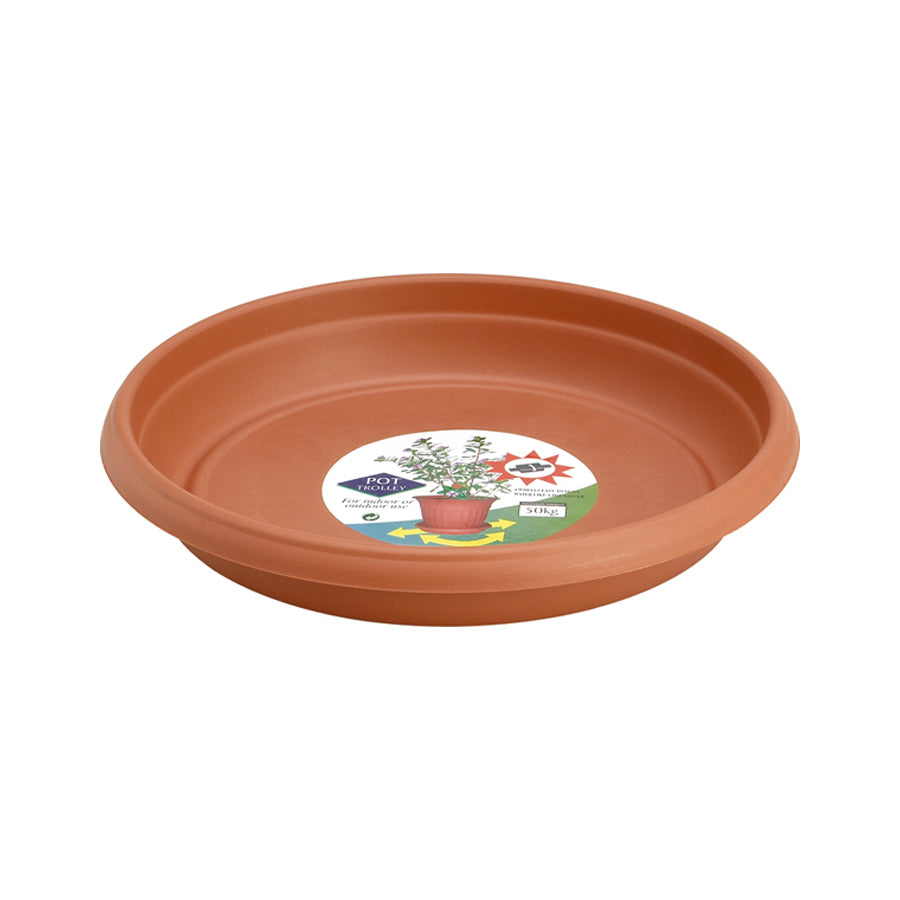 Plastic Pot Tray with Wheels Plant and Pot Co.