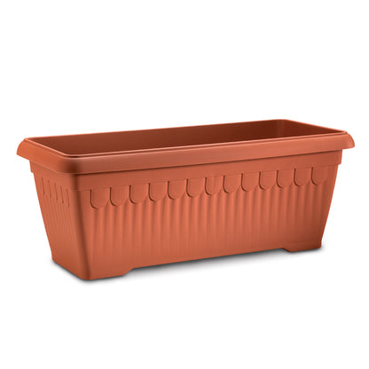 Rectangle Plant Pot With Plate